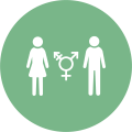 icono género y diversidad sexo afectiva